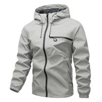 Veste softshell décontractée pour homme, personnalisée, avec broderie sur le devant, fine, coupe-vent, imperméable, respirante, écologique, pour l'hiver et les activités de plein air