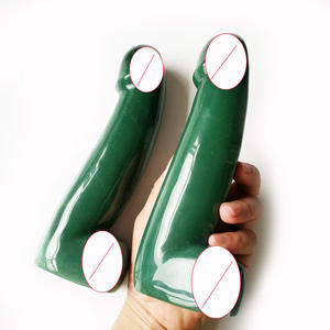 Bacchetta massaggiatore di cristallo con dildo di cristallo di aventurina verde intagliato a mano per la guarigione - Product Image 4