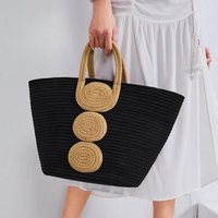 Sac fourre-tout de luxe sac à provisions pas cher pour femmes sac à main dames petit sac fourre-tout de plage uni personnalisé corde en coton avec logo