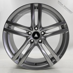 Ruedas de coche forjadas SAAB Aero X Super Silver, ruedas ligeras deportivas de forja mixta de alta calidad para 93 95 9000 <span class=keywords><strong>Spyker</strong></span> - Product Image 1