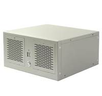 Sasis Rackmount casing Desktop industri ITX ATX Mini tahan korosi kustom dengan kipas untuk aplikasi Server