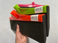 Raclette en plastique colorée avec lame en caoutchouc remplacer la tête pour le nettoyage des sols et des fenêtres