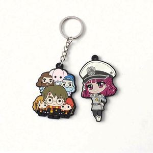 Custom 2D Soft Pvc Keychain Logo Silicon Keychains Silicone Keyring Rubber Personalized 3D Customized <b>KEY</b> CHAIN - Product Image 2
