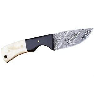 Cuchillo de Hoja Fija de Acero de Damasco, Cuchillo de Caza para Exteriores, Logotipo OEM Personalizado, Venta al por Mayor, Cuchillos de Hoja Fija Hechos a Mano de Grado Industrial - Product Image 2