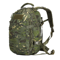 Sac à dos tactique de grande capacité camouflage pour la randonnée et l'alpinisme, avec fermeture éclair, tendance et résistant aux éclaboussures d'eau