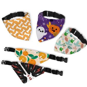Bandana personnalisable par sublimation pour animaux de compagnie avec boucle réglable, collier, transfert thermique, blanc, DIY, serviette anti-salive, foulard, bavoir pour chiens et animaux de compagnie - Product Image 4