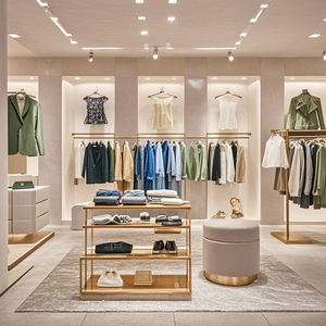 Petit magasin de vêtements Design de magasin de vêtements Meubles de magasin de vêtements Étagères pour magasin de vêtements Présentoir pour boutique de vêtements - Product Image 3