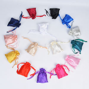 Sac en satin brodé personnalisé 13*18cm, cadeau de <span class=keywords><strong>mariage</strong></span>, organiseur de bijoux, <span class=keywords><strong>pochette</strong></span> en gros - Product Image 2