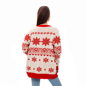 <span class=keywords><strong>Cardigan</strong></span> <span class=keywords><strong>Cardigan</strong></span> <span class=keywords><strong>donna</strong></span> OEM/ODM Custom <span class=keywords><strong>Cardigan</strong></span> maglione con scollo a V a maniche lunghe Casual lavorato a maglia <span class=keywords><strong>oversize</strong></span> - Product Image 5