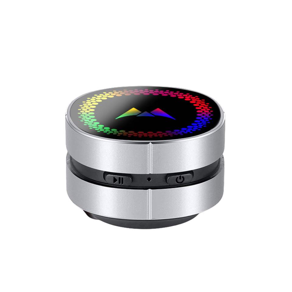 M1 Wireless Portable Bluetooth Speaker with RGB LED Light – Mini Metal ...