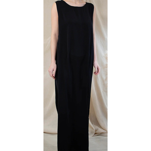 Robe intérieure sans manches unie de haute qualité, style Nidha, avec fermeture éclair au dos, pour Abaya - Product Image 2