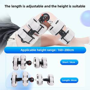 Stabilizzatore elastico regolabile del ginocchio uno formato morbido tutore per il recupero di frattura e terapia di riabilitazione fornitura protettiva - Product Image 3