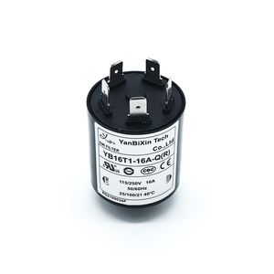 YB16T1 Schnellanschluss-Netzfilter Klimaanlagen-<span class=keywords><strong>EMI</strong></span>-<span class=keywords><strong>Filter</strong></span> Zweistufige Filterung 220V <span class=keywords><strong>16A</strong></span> Schwarzes Kunststoffgehäuse Geräuschfilter - Product Image 1