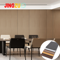 Panneaux en placage de bois et charbon de bambou, feuilles de PVC en cristal de carbone, alternative au panneau de particules co-extrudé pour la décoration murale intérieure