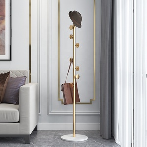 Marmo in <span class=keywords><strong>ferro</strong></span> <span class=keywords><strong>battuto</strong></span> appendiabiti pavimento abiti semplici camera da letto a casa di stoccaggio di stoccaggio semplice e moderno appendere i vestiti cremagliera - Product Image 4