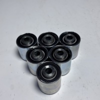 Nouveaux rouleaux de guidage en acier inoxydable galvanisé avec roues dentées en caoutchouc/acier pour lignes de production, personnalisables
