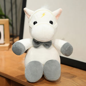 Cheval en peluche doux réaliste personnalisé jouets en gros cheval blanc brun doux en peluche jouet animal en peluche pour les enfants - Product Image 4