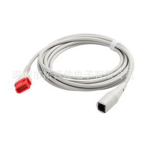 Compatible 10 Pin Invasive Pressure Sensor <b>Adapter</b> Cable For Abbott B Braun Uta Medical Devices PVC Material <b>Plug</b> In Connector - Product Image 1