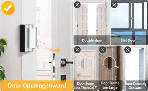 SSR บานพับอลูมิเนียมอัลลอยด์กันขโมย3นิ้วสำหรับใช้ในห้องครัวห้องน้ำ - Product Image 3