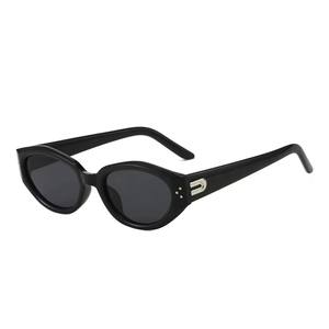 The Latest Fashion Cat-eye Rice <b>Nail</b> Small Frame <b>U</b>-shaped Mark Sun Glasses Personalized Fashion Luxury Glasses Woman Glasses - Product Image 4