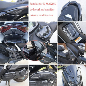 Couvercle de filtre à air pour motos Yamaha Pièces de couverture en fibre de carbone Pièces de carrosserie de scooter Pièces en plastique Nmax 155 Accessoires - Product Image 3