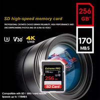 Carte SD en Gros pour Appareil Photo Haute Vitesse 32 Go 64 Go 128 Go 256 Go, Fabricant de Cartes Mémoire SD Extreme Pro pour Carte SanDisk SD