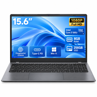 Ordinateur portable Intel Core 3 100U 15,6 pouces 16 Go de RAM 512 Go SSD Win11 Office 2024 WiFi6 Type-C Clavier rétroéclairé Ordinateur portable professionnel SKD CKD Portatil