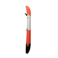Kayak de pêche familial 3 places en plastique bleu anti-UV Havospark, pas gonflable, design sit-on-top, pour lacs et rivières, vente en gros à prix réduit