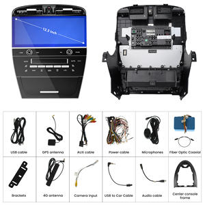 12.3 "Carplay Cho Porsche Cayenne 2003 2009 Xe Đa Phương Tiện Đa Chức Năng Navigation Màn Hình Cảm Ứng <span class=keywords><strong>Player</strong></span> Với Andriod13 - Product Image 5