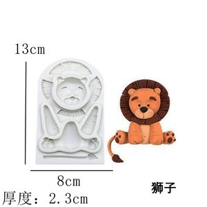 Molde <span class=keywords><strong>de</strong></span> silicona del mundo Animal L215, León, elefante, mono, cebra, <span class=keywords><strong>jirafa</strong></span>, molde para hornear galletas, Sugarcraft, decoración <span class=keywords><strong>de</strong></span> pasteles, moldes para <span class=keywords><strong>Fondant</strong></span> - Product Image 5