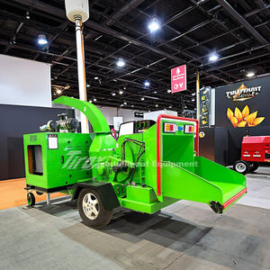 Astilladora de madera operada a mano para la industria de pulpa de papel agrícola Motor Caja de cambios Cojinete Diseño de rodillos Producto de maquinaria forestal - Product Image 2