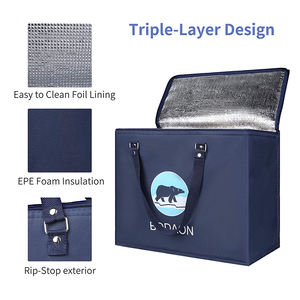 Anpassbare Werbe mode Mittagessen Bier kühler Taschen Wärmedämmung - Product Image 2