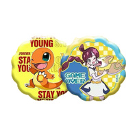 Lot de 90 aimants de réfrigérateur en acrylique Yingtao Culture Charmander Pikaqu 6*6cm, boîte mystère, pour magasin d'anime, salle de diffusion en direct, vente en gros