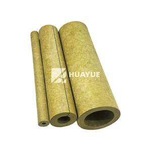 Tubo isolante in lana di roccia HUAYUE tubo termico fuoco En Laine De Roche En TUBE - Product Image 1