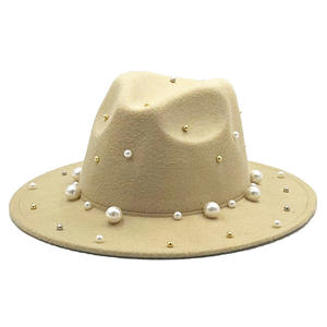 Chapeau unisexe <span class=keywords><strong>de</strong></span> style coréen, tendance, réglable, à large bord, avec décoration en nœud papillon fleuri, pour le printemps, décontracté, style britannique, jazz, fête, chapeau <span class=keywords><strong>de</strong></span> bal - Product Image 1