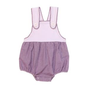 Ropa de Bebé Niña al por Mayor, Rompers de Verano de Seersucker, Mono de una Pieza para Bebés - Product Image 6