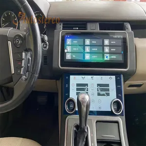 Media mobil Android 12, 12.3 inci untuk Range Rover Sport L320 Upgrade ke L494 navigasi GPS Unit kepala pemutar Multimedia Stereo otomatis