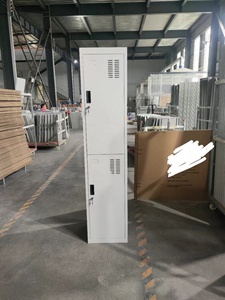 Duy Nhất 2 Cửa <span class=keywords><strong>Locker</strong></span> Quần Áo Thay Đổi <span class=keywords><strong>Locker</strong></span> Thép Bền Lưu Trữ <span class=keywords><strong>Locker</strong></span> Cho Các Trường Học Phòng Tập Thể Dục Đôi Khóa 2 Tier Tủ Quần Áo - Product Image 3