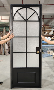 Minimalist Double-Open <b>Swing</b> Aluminum French <b>Door</b> Aluminum Main Entry Front <b>Door</b> Finished Interior <b>Door</b> - Product Image 5