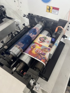 ĐIỀU KHIỂN SERVO cánh hoa JZ-320 máy in flexo với máy cắt và rạch chết để in nhãn dán - Product Image 2