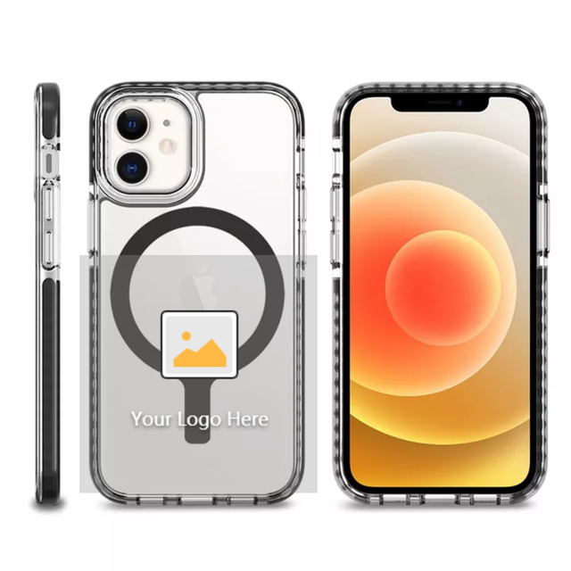 Clear Compatible Not-Yellowing Premium TPU Shockproof Waterproof Wireless Charging Luxury Design Mobile Phone Case