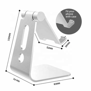 <span class=keywords><strong>Mini</strong></span> tableta de aleación de aluminio portátil Universal directa de fábrica, tableta plegable de Metal, soporte para teléfono móvil, cama de oficina, escritorio - Product Image 5