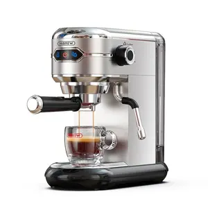 HiBREW H11 19 Bar Semi Automatic Espresso Cappuccino ESE POD& Powder Coffee Maker Cafetera machine