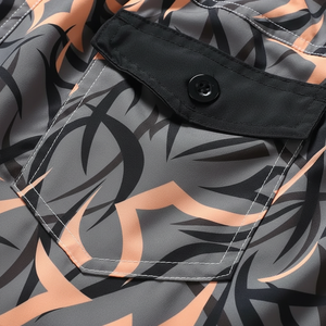 กางเกงว่ายน้ำชายลายสก็อตแบบแห้งเร็ว มีกระเป๋า สีไล่เฉดฟ้าขาว ผ้าฝ้ายน้ำหนักเบาสำหรับชายหาด - Product Image 1