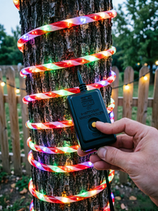 Solar <b>LED</b> Candy <b>Tube</b> Lights Outdoor Waterproof Flower-Shaped String Lights for Garden Patio Yard Atmosphere Decoration - Product Image 4
