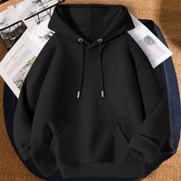 Sweat à capuche épais pour homme, en molleton lourd, coupe oversize, grande taille, streetwear, pull pour l'automne et l'hiver, pour étudiants