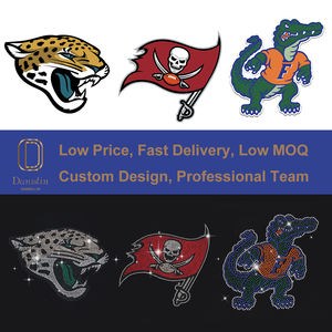 맞춤형 플랫백 글라스 라인스톤 핫픽스 웨딩 의류/장식용 - Product Image 5