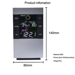 2024 <strong>lcd</strong> digital <strong>displays</strong> <strong>weather</strong> <strong>station</strong> <strong>clock</strong> alarm calendar temperature <strong>weather</strong> Forecast alarm table <strong>Clock</strong> - Product Image 6