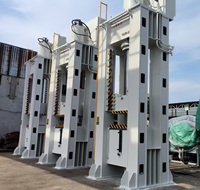Presse hydraulique à cadre fermé de 630 tonnes pour le moulage de lavabos en pierre de quartz, avec pompe PLC, pour cuisine, balcon, pièce, moteur et engrenages