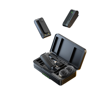 Mikrofon Kerah Nirkabel Ulanzi U-Basket A100 untuk Siaran Langsung Mobile, Perekaman Kamera Bergerak, Peredam Kebisingan - Product Image 1